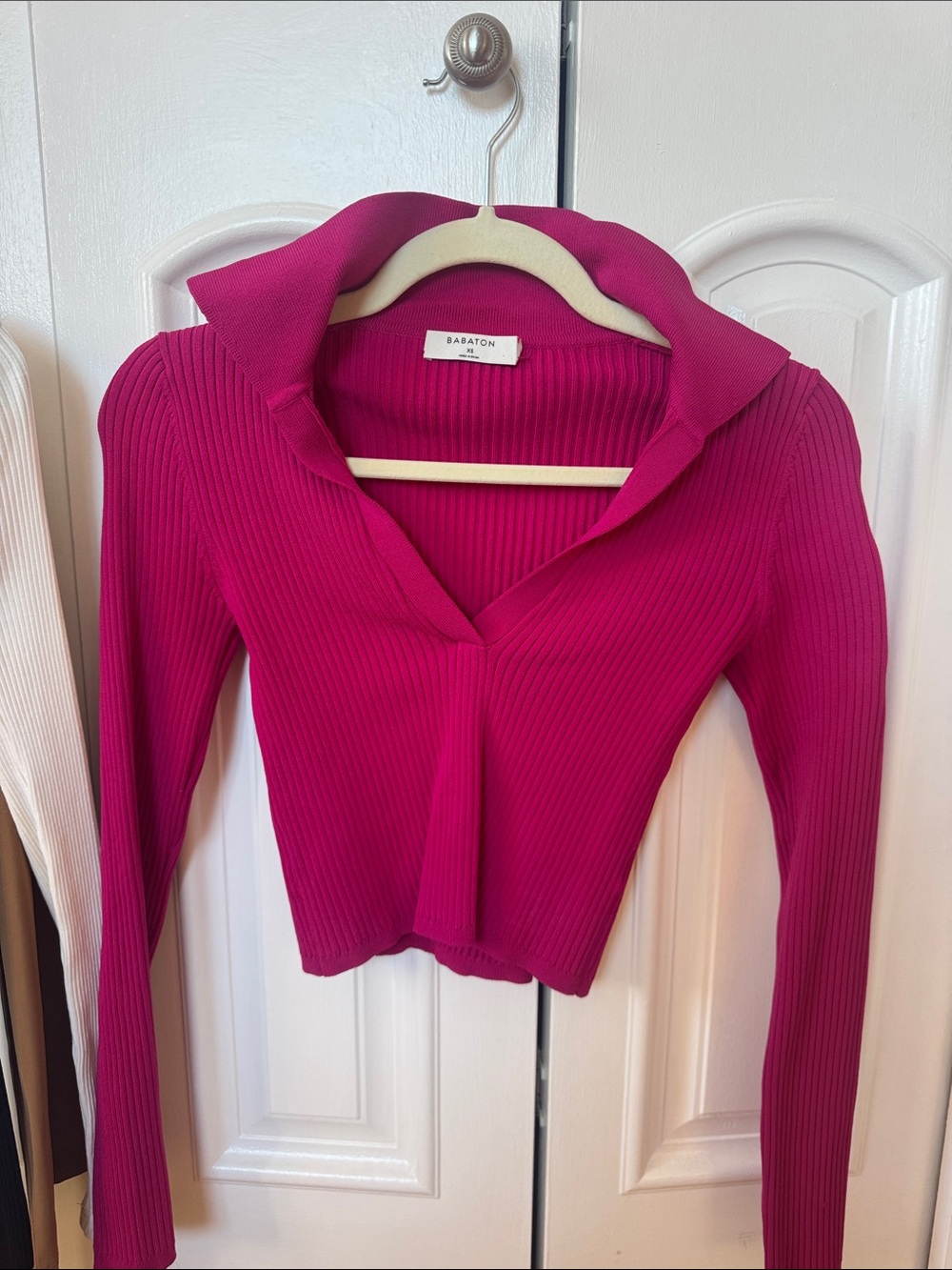 Babaton contour knit top